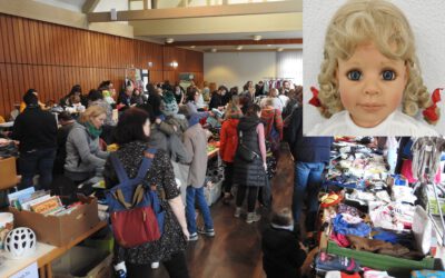 Künstlerpuppen von Monika Peter-Leicht am BASAR für Kindersachen