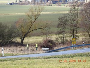 Bearbeitung Projektfläche durch Fachfirma Februar 2025